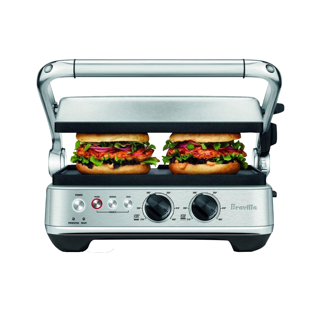 Winco ESG-2, Electric Sandwich Grill with Dual 9-Inch Flat Plates