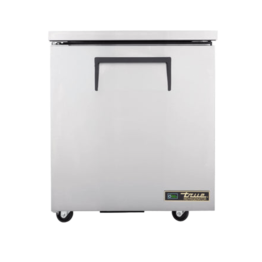 6.3 cu ft Under Counter Freezer 27 Stainless Steel Commercial Freezer  Single One Door TUC27F 