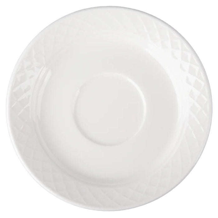 Villeroy & Boch 16-4026-1280 6" Artesano Barista Porcelain Saucer - White - 6/Case