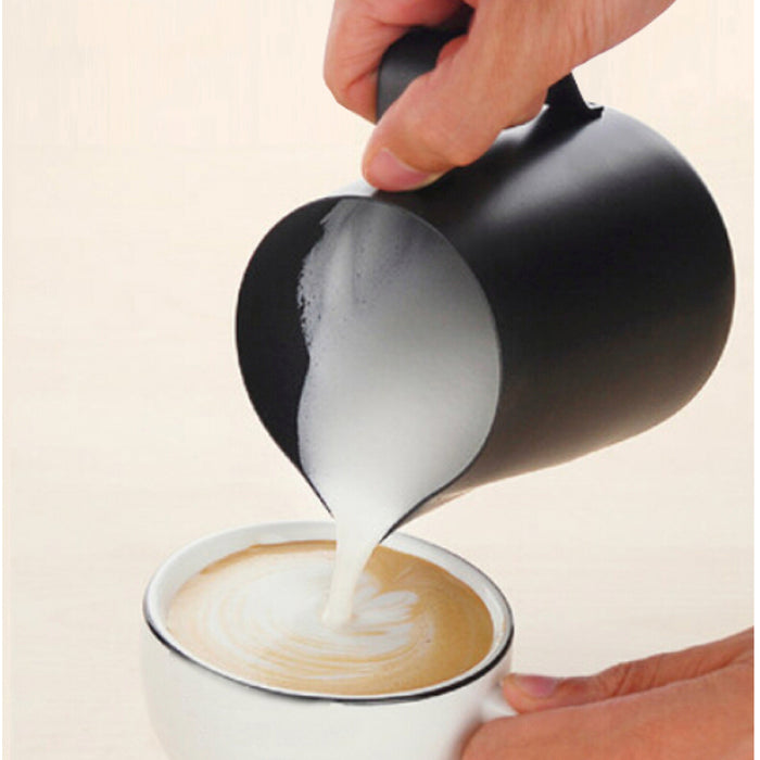 Danesco 4244753BK 16 Oz. Café Culture Latté Milk Pitcher