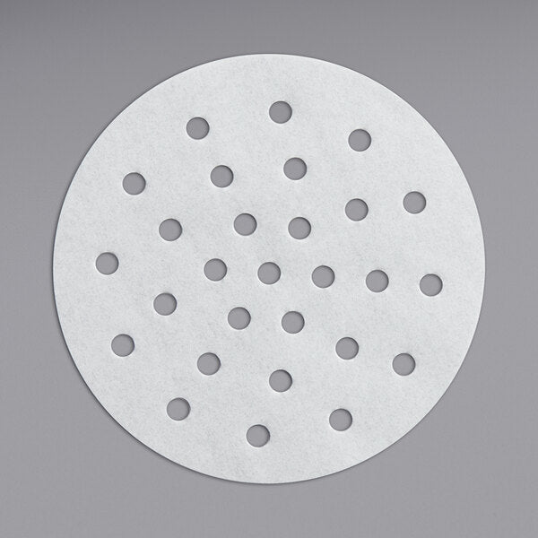 Choice 5" Round Perforated Patty Paper - 500/Pack - 433PPR5