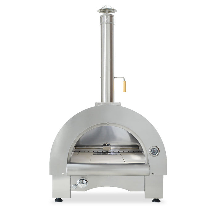 Nella 33" Countertop Wood and Gas Fired Pizza Oven - 47875