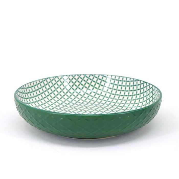 BIA 8.25" Textured Colored Shallow Bowl - 484402