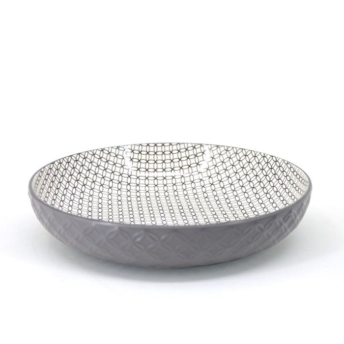 BIA 8.25" Textured Colored Shallow Bowl - 484402