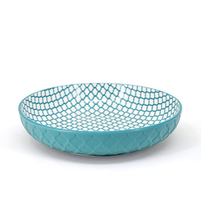 BIA 8.25" Textured Colored Shallow Bowl - 484402