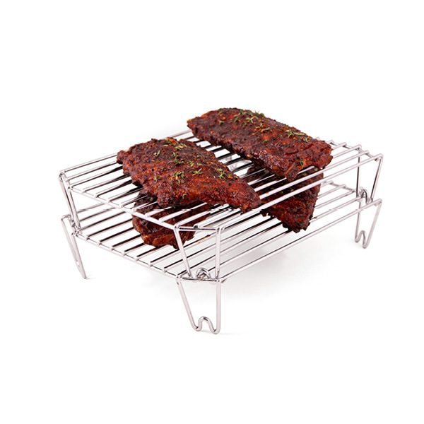 Broil King 63110 2-Piece Stainless Steel Stack Multi-Purpose Rack