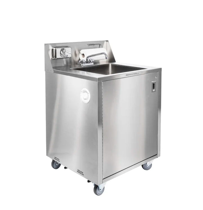 Nella 32" x 29" Single Basin Hot & Cold Portable Sink Handwashing Station - AFE-SB101