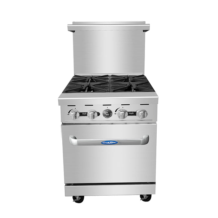 Atosa AGR-4B 24" Gas 4-Burner Range - 155,000 BTU