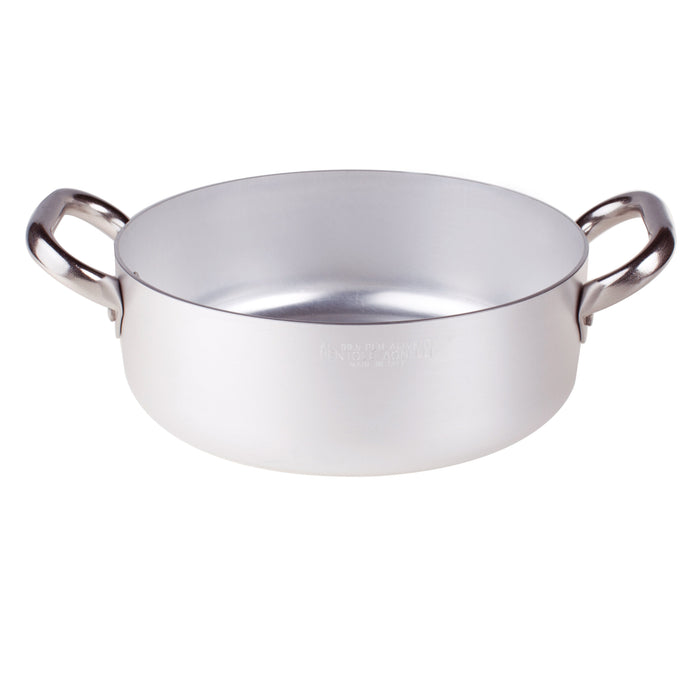 Pentole Agnelli ALMA10620 7.8" Aluminum Casserole With Stainless Steel Handles