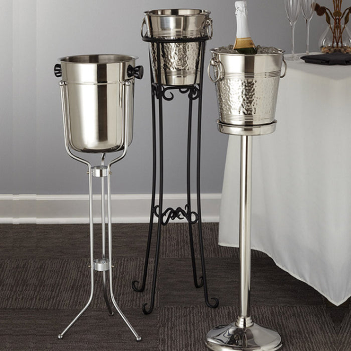 American Metalcraft WB9 5 Qt Silver Wine and Champagne Bucket