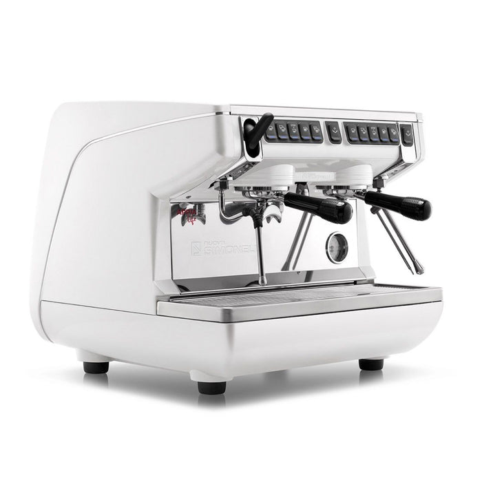 Nuova Simonelli Appia Life Compact Volumetric Espresso Machine 2-group - White