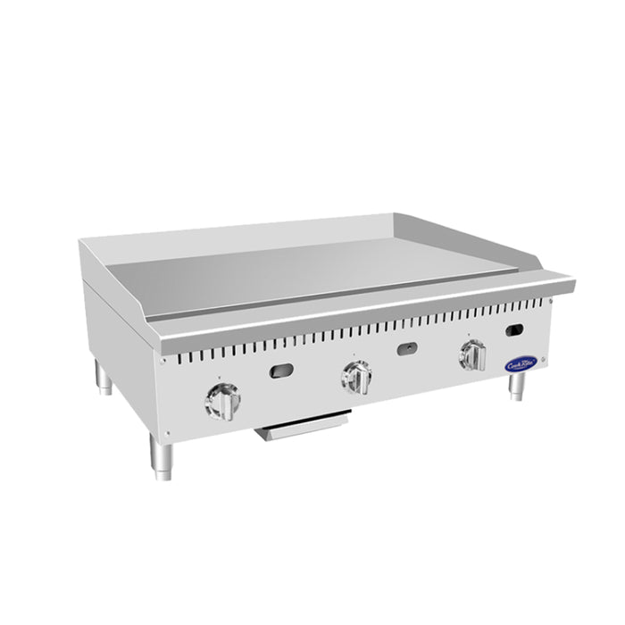 Atosa ATTG-36 36" Heavy-Duty Gas Griddle With Thermostatic Control - 75,000 BTU