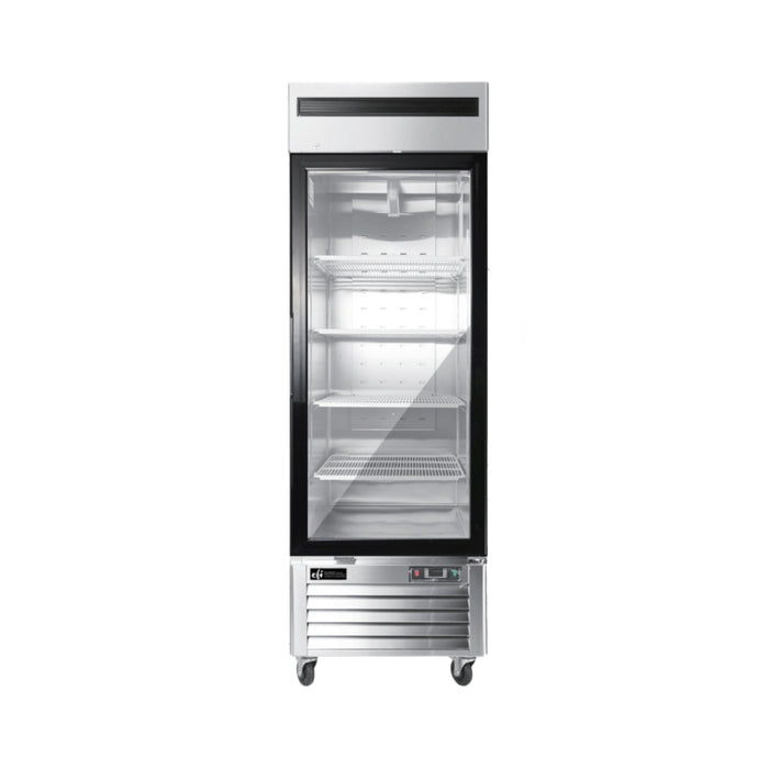 EFI C1-27GDSVC 27" Bottom-Mount Glass Door Refrigerator with Left-Hand Door -19.1 Cu. Ft.