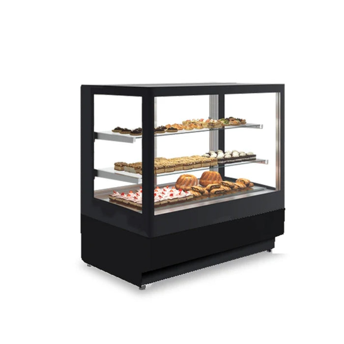 Igloo Cube Refrigerated Pastry Case, 2 Shelf, Double Glasses