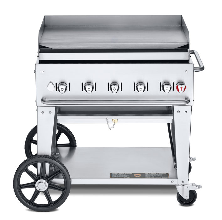 Crown Verity CV-MG-36NG 36" Mobile Griddle - Natural Gas