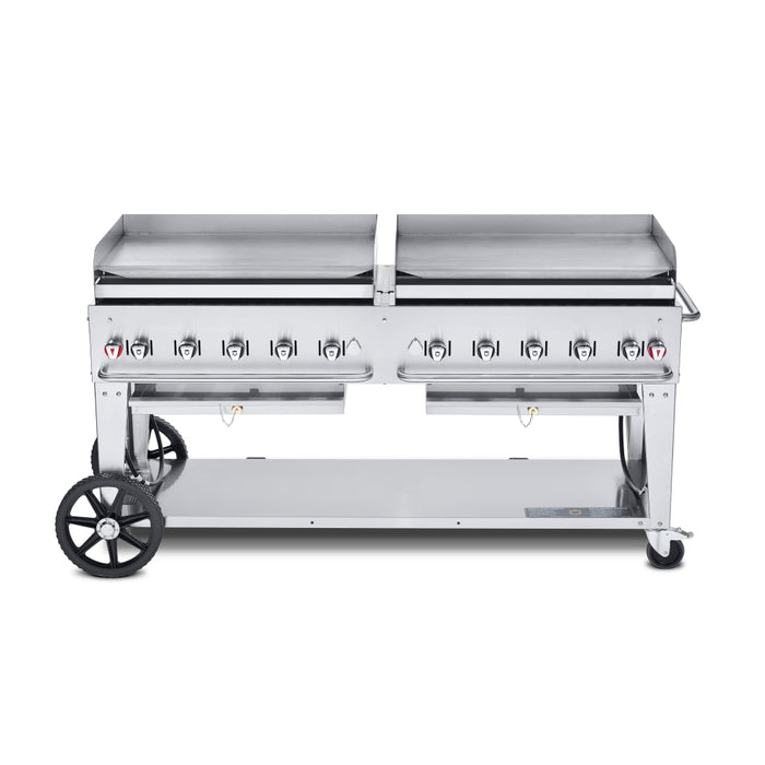 Crown Verity CV-MG-72 72" Mobile Griddle - Liquid Propane