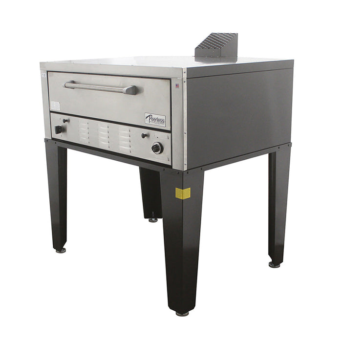 Peerless CW41P 50" Single Deck Natural Gas Pizza Oven - 60,000 BTU