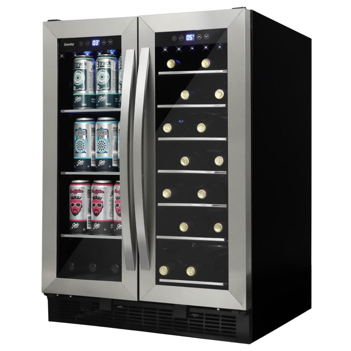 Danby DBC052A1BSS 24" Stainless Steel Built-In Beverage Center - 5.2 Cu. Ft.