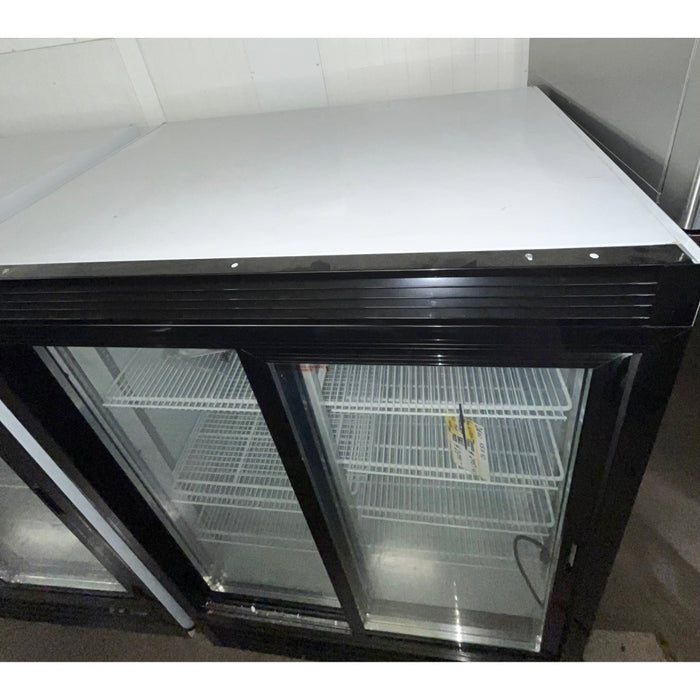 (DEMO) Kool-It KSM-40 47" Glass Sliding 2-Door Cooler Merchandiser