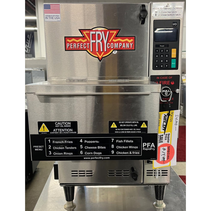 (DEMO) Perfect Fry PFA720 90 Lb Ventless Countertop Deep Fryer - 240V