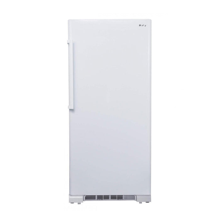 Danby DUF167A4WDD 30" Solid Door White Upright Freezer - 16.7 Cu. Ft.