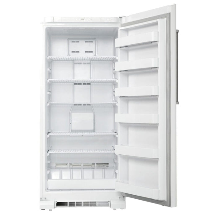 Danby DUF167A4WDD 30" Solid Door White Upright Freezer - 16.7 Cu. Ft.