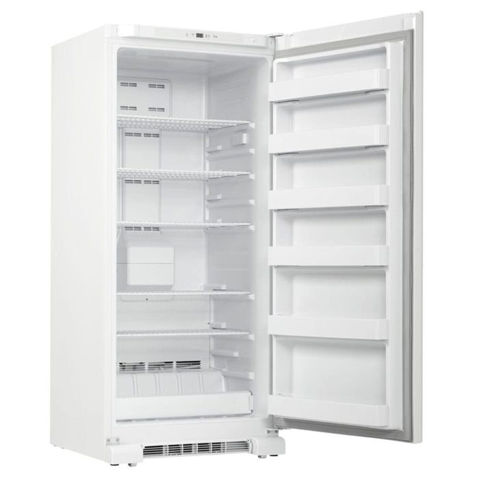 Danby DUF167A4WDD 30" Solid Door White Upright Freezer - 16.7 Cu. Ft.