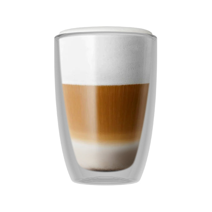 Bellucci 8.4 Oz. Double Wall Cappuccino Glass 4-Piece Set - DWBEL240ML