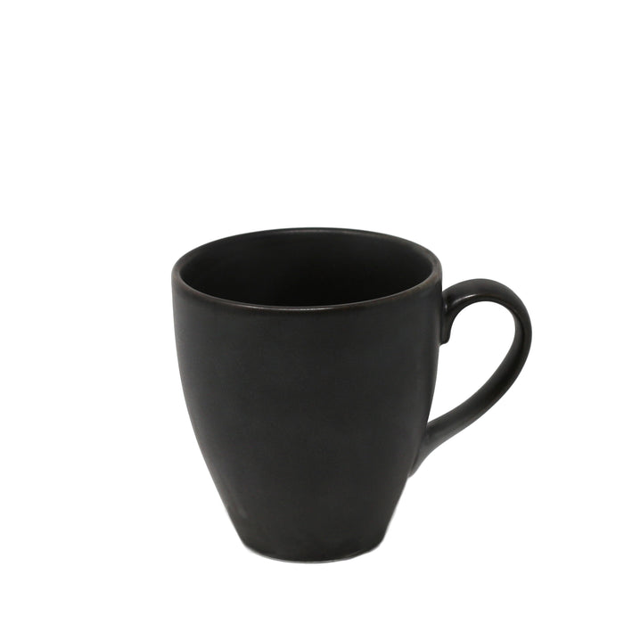 Nella Matte Black Porcelain Coffee Mug - 30/Case - ECM-03 BK