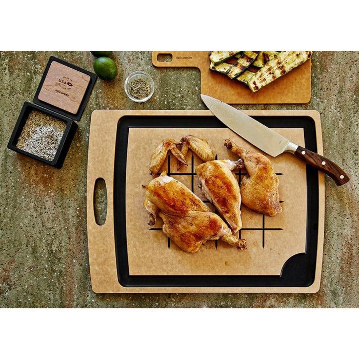 Epicurean 19.5" x 15" Natural Carving Series Cutting Board - 005-20150102