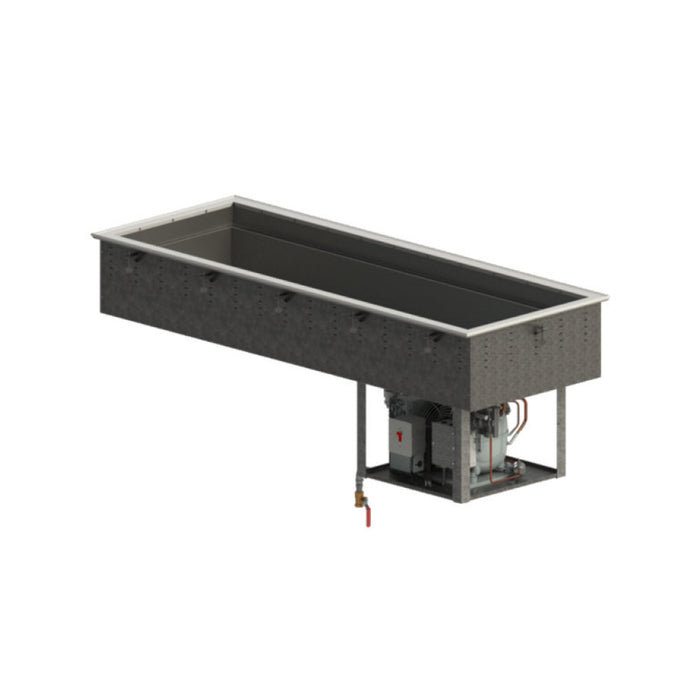 Vollrath 29" 2-Pan Refrigerated Modular 6.6" Deep Drop-In Cold Well - FC-4C-02120-N