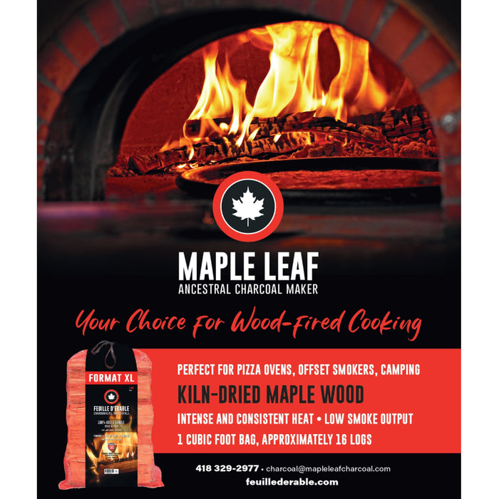 Maple Leaf 1 Ft. Oven Dried Firewood