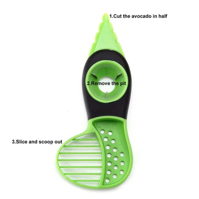 Cuisinox AVO-209 Green 3-in-1 Avocado Slicer