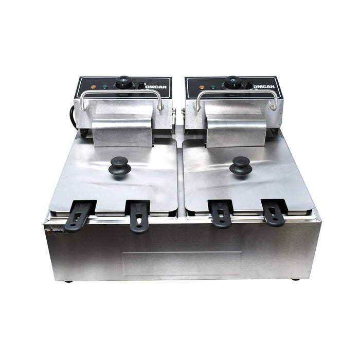 Nella 26 Lb. Dual Electric Countertop Deep Fryer - 34868 - 110V/1Ph