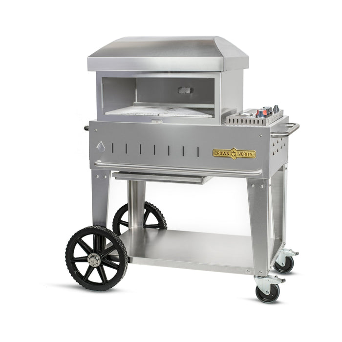 Crown Verity CV-PZ24-MB 24" Mobile Pizza Oven - Liquid Propane