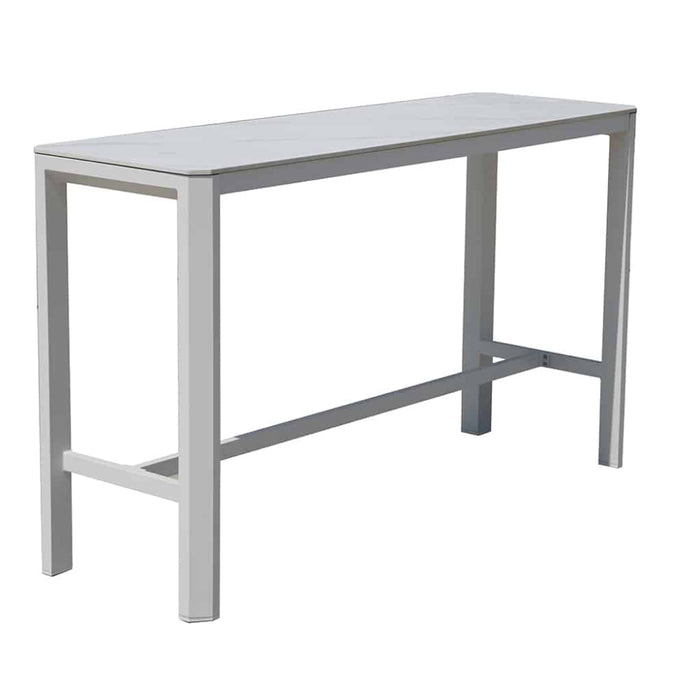 Nella Stone Ceramic 72" x 24" Bar Table