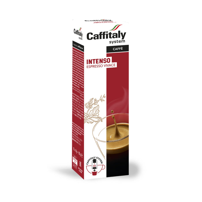 Caffitaly Intenso Espresso Vivance Coffee Capsules - Pack of 10