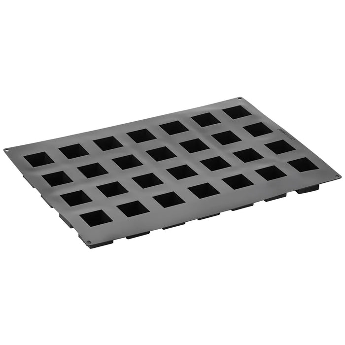 Pavoni PX007 Pavoflex 50 x 50 x 50 mm Black Cube Shaped Silicone Mold