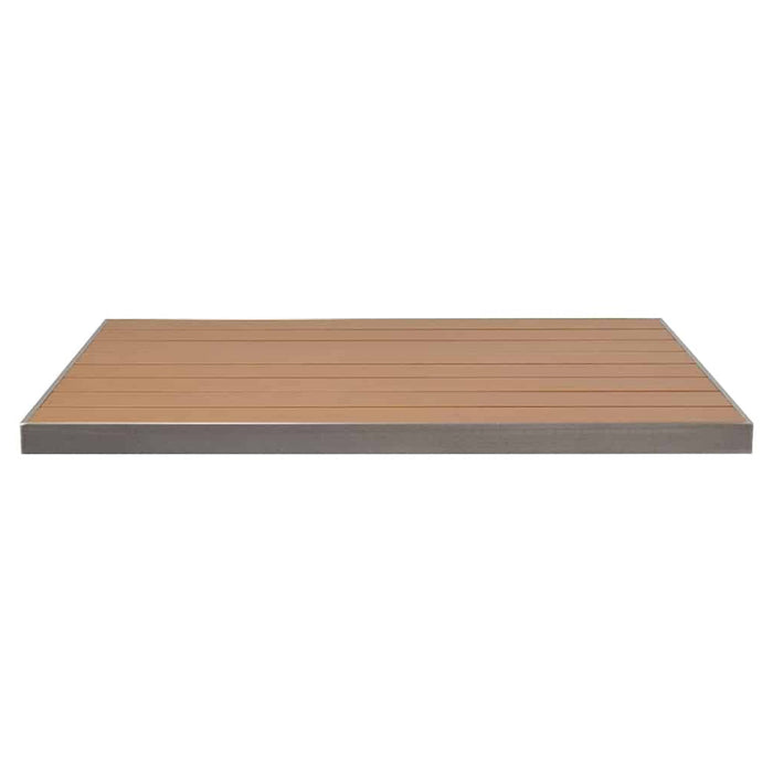 emu Sid Aluminum 26" x 30" Rectangle Table Top