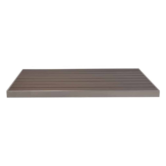 emu Sid Aluminum 26" x 30" Rectangle Table Top