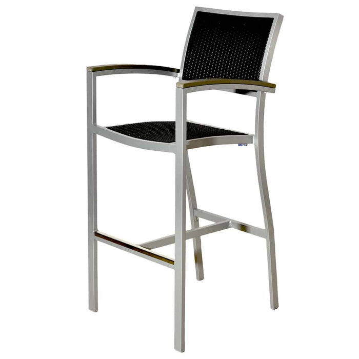 Nella Marco Wicker Bar Stool