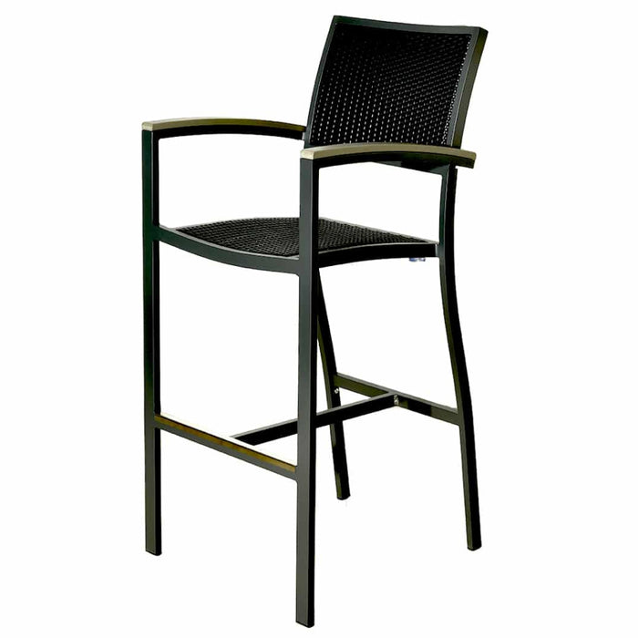 Nella Marco Wicker Bar Stool