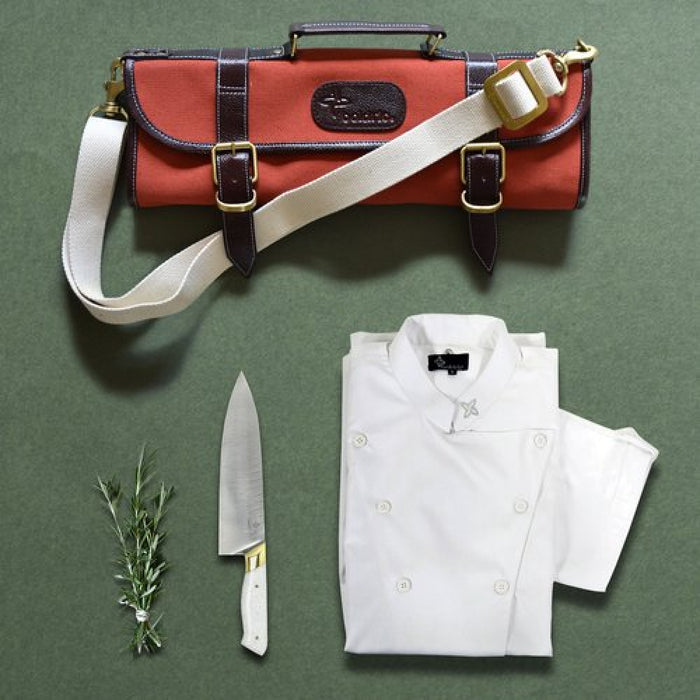 Boldric BOCKR113 9-Pocket Khaki Canvas Roll Knife Bag