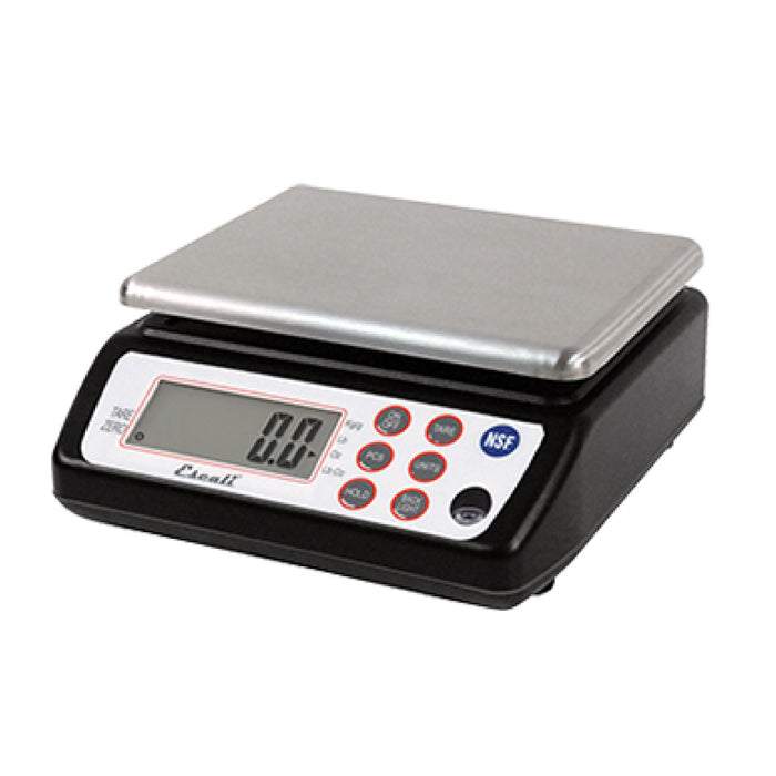 San Jamar SCDG33BK Escali Square Profesional Digital 33 Lbs Scale - Black