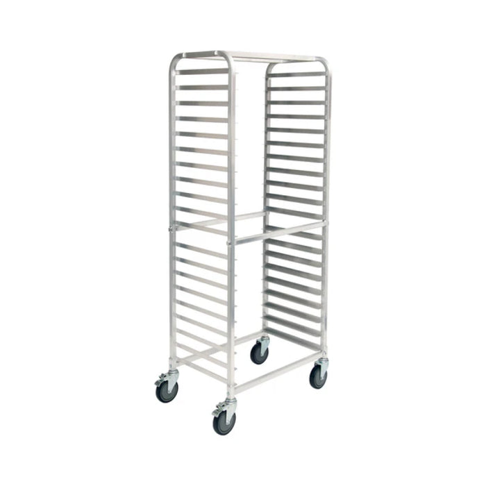 Winco ALRS-20BK 20 Tier Knocked Down Side-Load Sheet Pan Rack