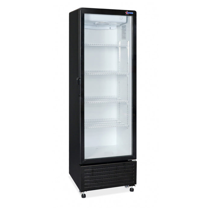 Nella 23" Black Single Glass Door Refrigerator with 285 L Capacity - 47460