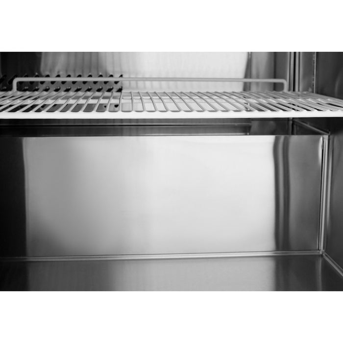 Atosa MGF8405GRL 27" 1-Door Undercounter Freezer with Left Hinge - 7.2 Cu. Ft