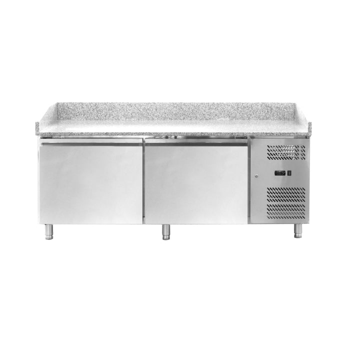 Nella 80" Granite Top Refrigerated Pizza Prep Table - 48621