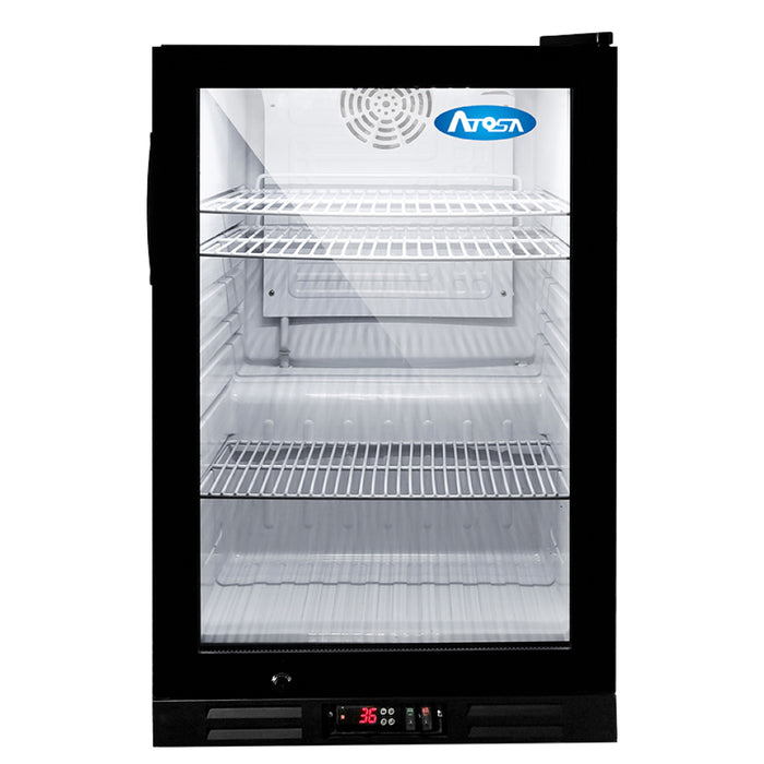 Atosa CTD-5T 21" Countertop Glass Door Refrigerator Merchandiser - 4.6 Cu. Ft