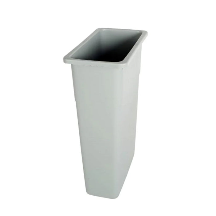 Globe 9510 23 Gallon Slim Trash Can - Grey